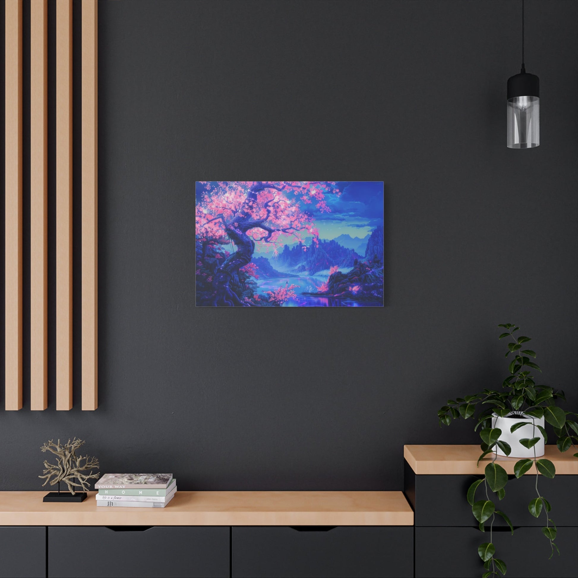 Dreamlike Pink Blossom - Limited Wall Art - Aestheticanvas