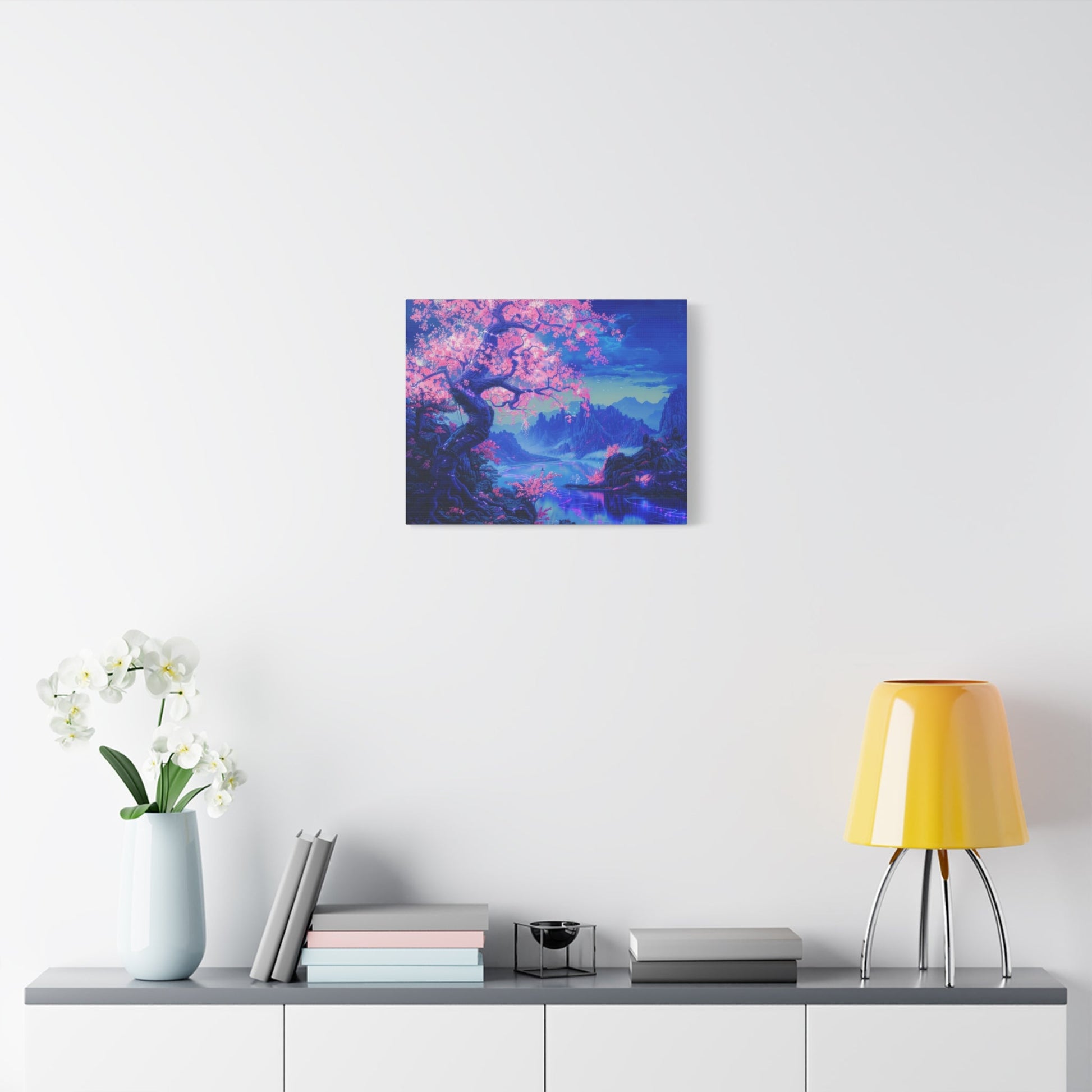 Dreamlike Pink Blossom - Limited Wall Art - Aestheticanvas