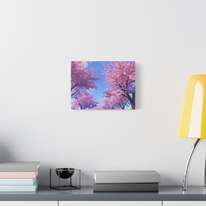 Dreamy Pink Japanese Cherry Blossoms - Floral Wall Art - Aestheticanvas