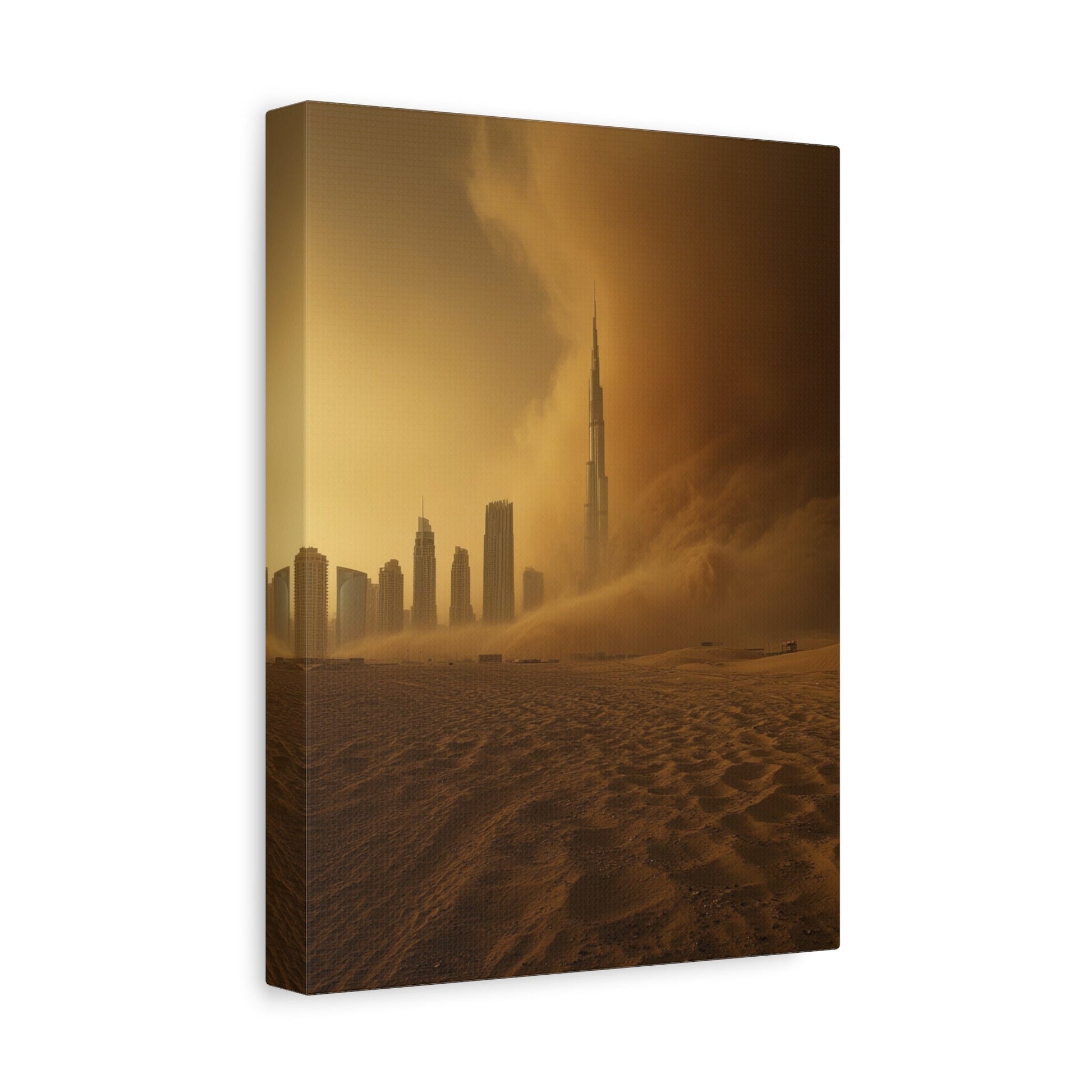 Dubai Sandstorm - City Wall Art - Aestheticanvas