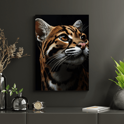 Elegant Ocelot - Wildlife Wall Art - Aestheticanvas