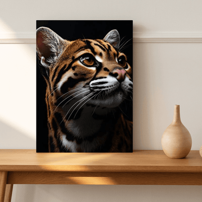 Elegant Ocelot - Wildlife Wall Art - Aestheticanvas