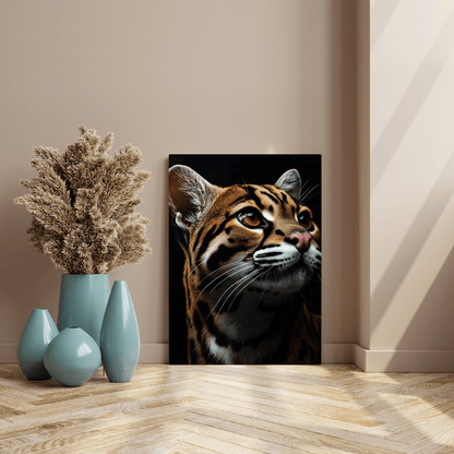 Elegant Ocelot - Wildlife Wall Art - Aestheticanvas