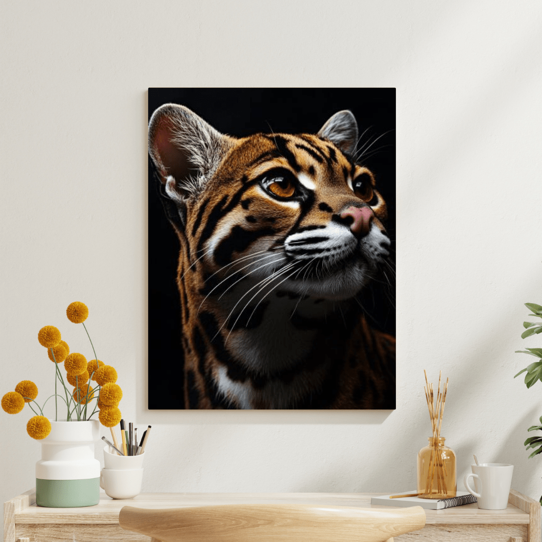 Elegant Ocelot - Wildlife Wall Art - Aestheticanvas