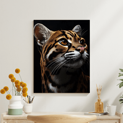 Elegant Ocelot - Wildlife Wall Art - Aestheticanvas