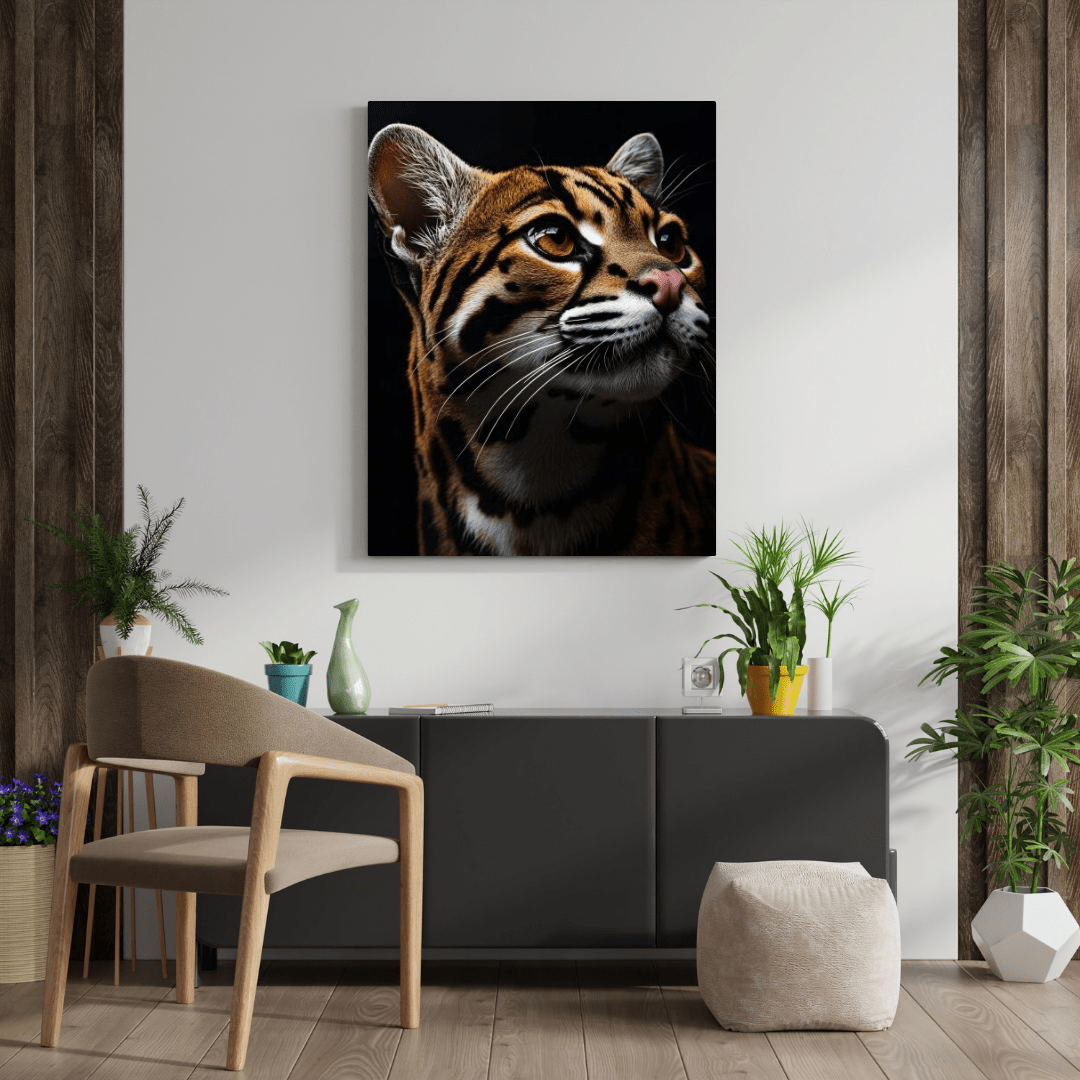 Elegant Ocelot - Wildlife Wall Art - Aestheticanvas