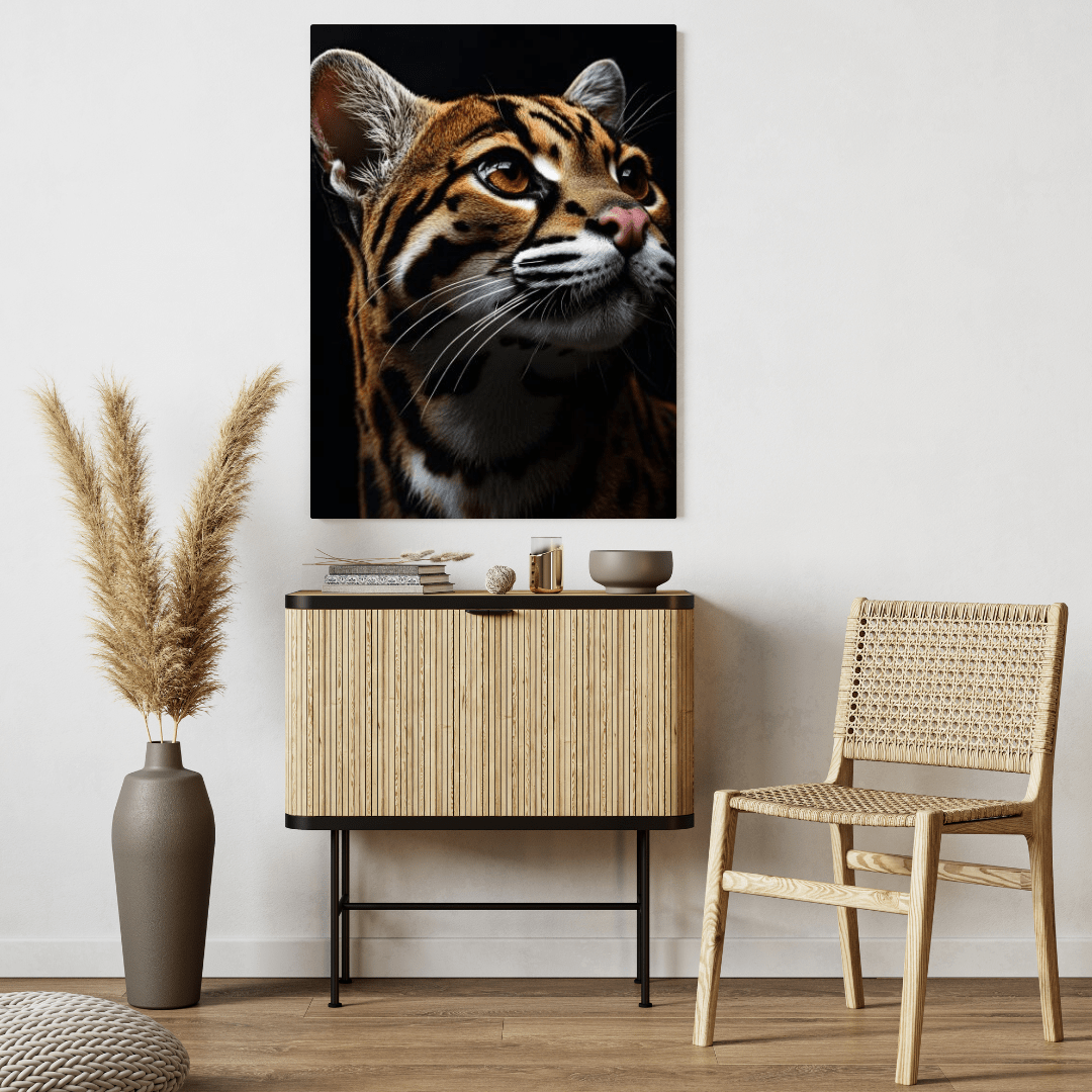 Elegant Ocelot - Wildlife Wall Art - Aestheticanvas