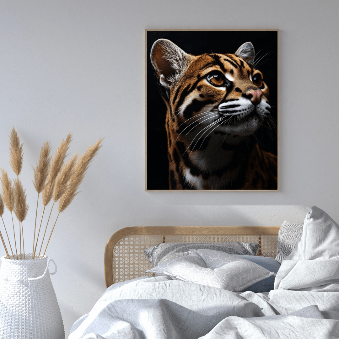 Elegant Ocelot - Wildlife Wall Art - Aestheticanvas