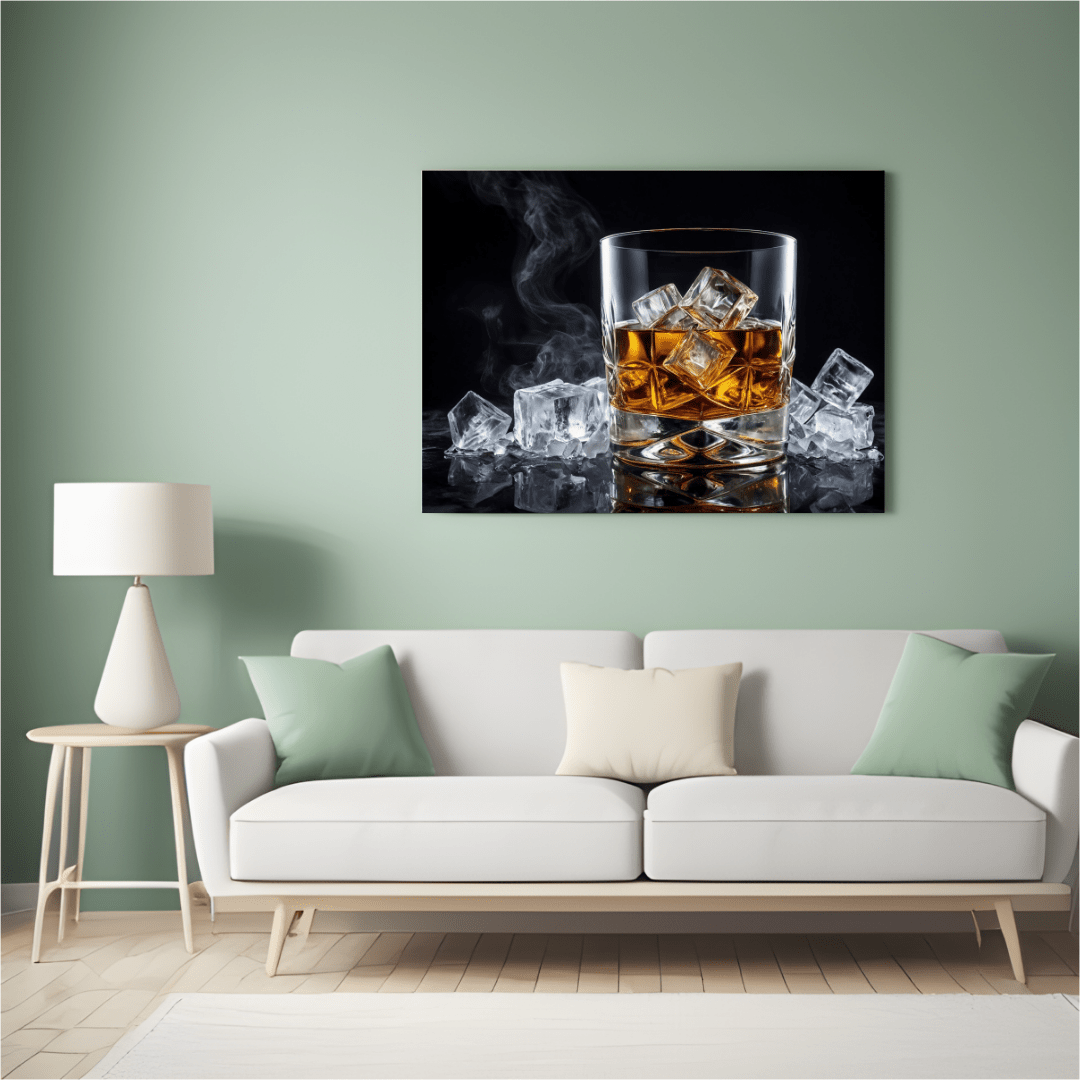 Elegant Whiskey Delight - Spirit Wall Art - Aestheticanvas