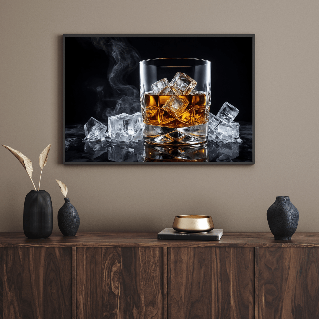 Elegant Whiskey Delight - Spirit Wall Art - Aestheticanvas