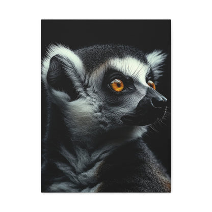 Enchanting Lemur Gaze - Wildlife Wall Art - Aestheticanvas