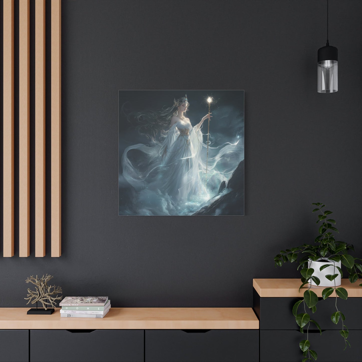 Enchantress of the Mist - Fantasy Wall Art - Aestheticanvas