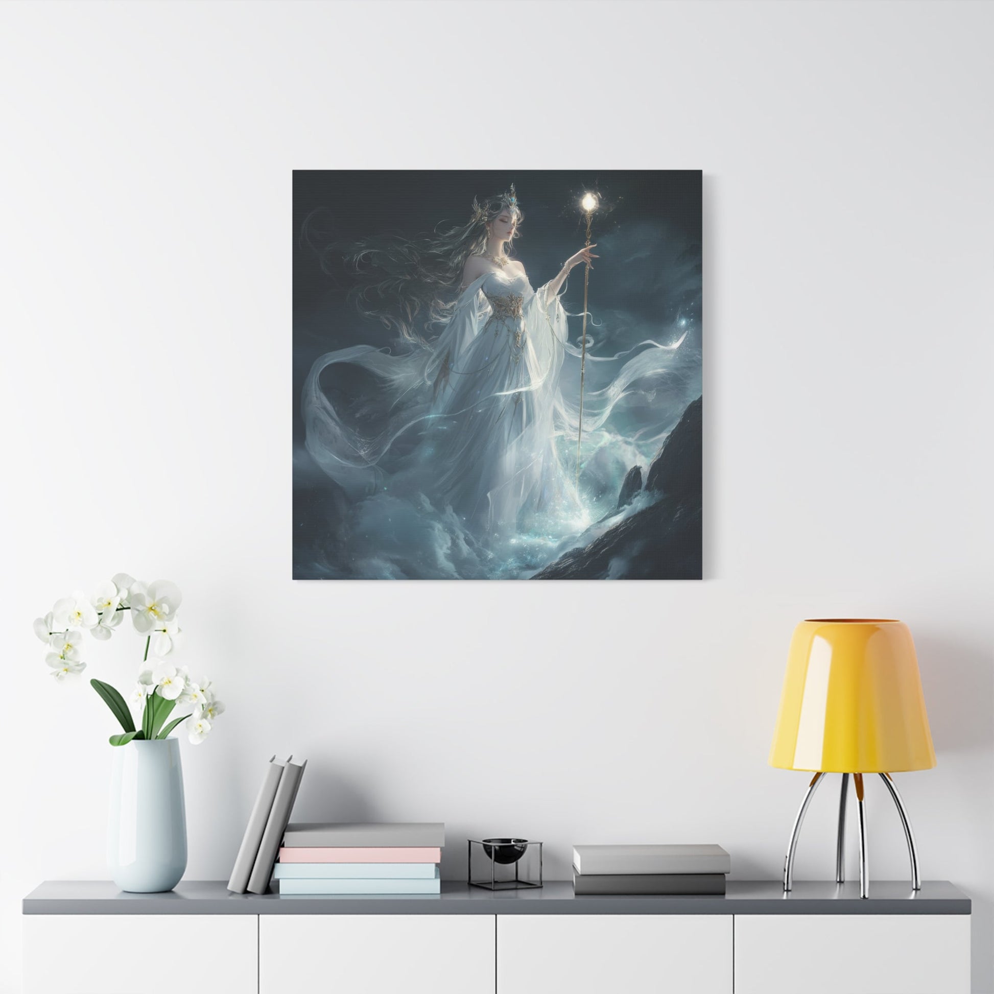 Enchantress of the Mist - Fantasy Wall Art - Aestheticanvas