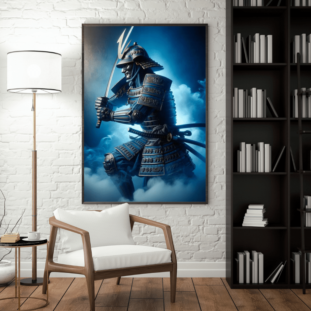 Epic Samurai Warrior Armour - Japanese Wall Art - Aestheticanvas