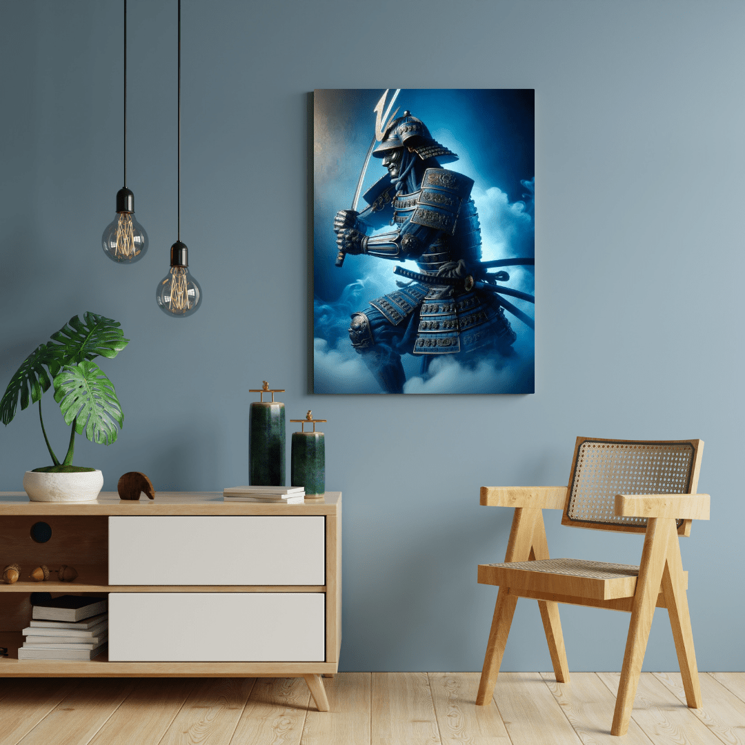 Epic Samurai Warrior Armour - Japanese Wall Art - Aestheticanvas