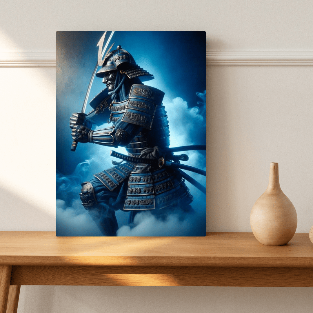 Epic Samurai Warrior Armour - Japanese Wall Art - Aestheticanvas