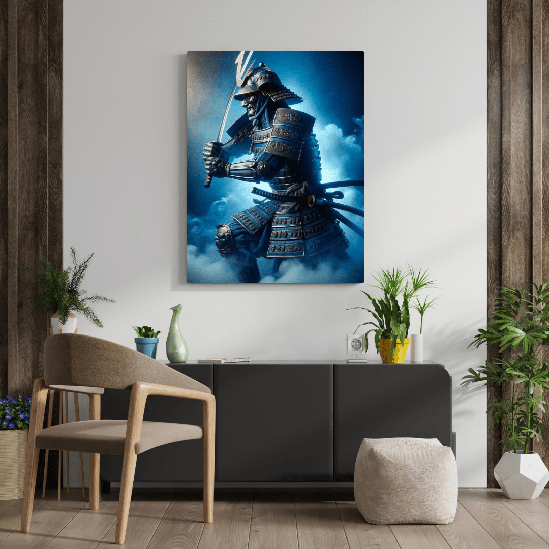 Epic Samurai Warrior Armour - Japanese Wall Art - Aestheticanvas