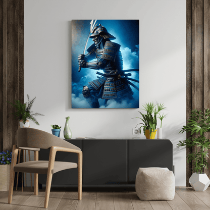 Epic Samurai Warrior Armour - Japanese Wall Art - Aestheticanvas