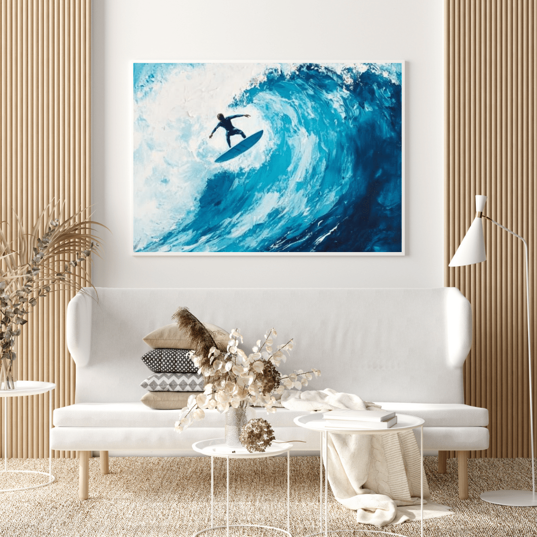 Epic Wave Rider - Surfing Wall Art - Aestheticanvas