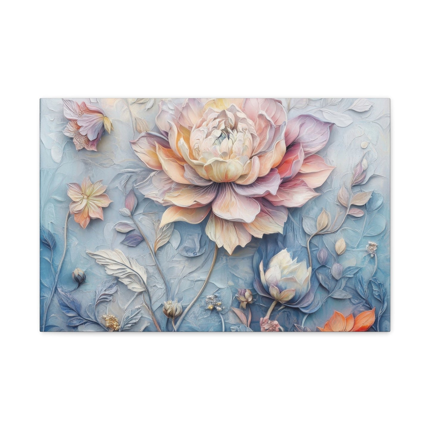 Ethereal Bloom Harmony - Flower Wall Art - Aestheticanvas