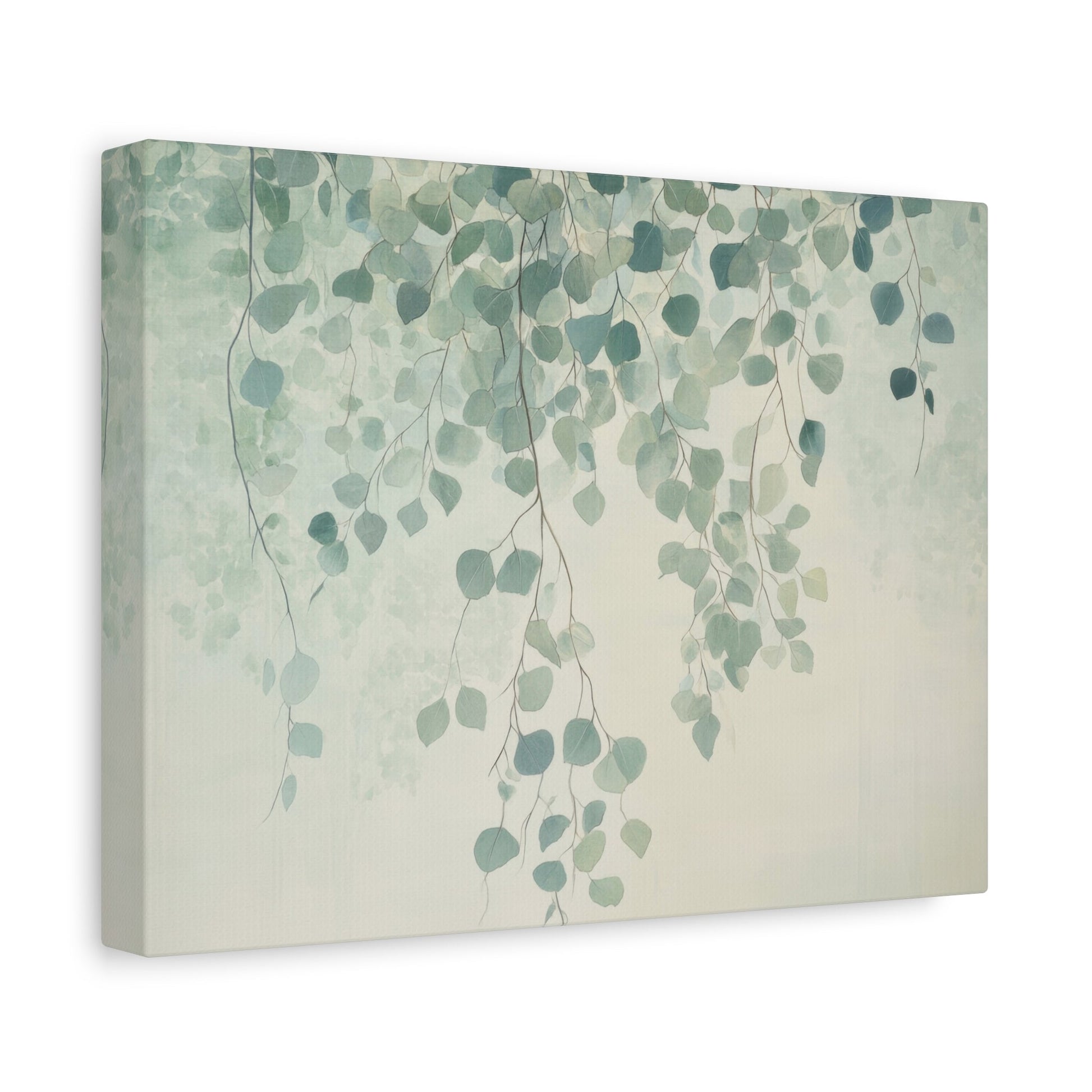 Ethereal Branches and Leaves - Abstract Wall Art - Aestheticanvas