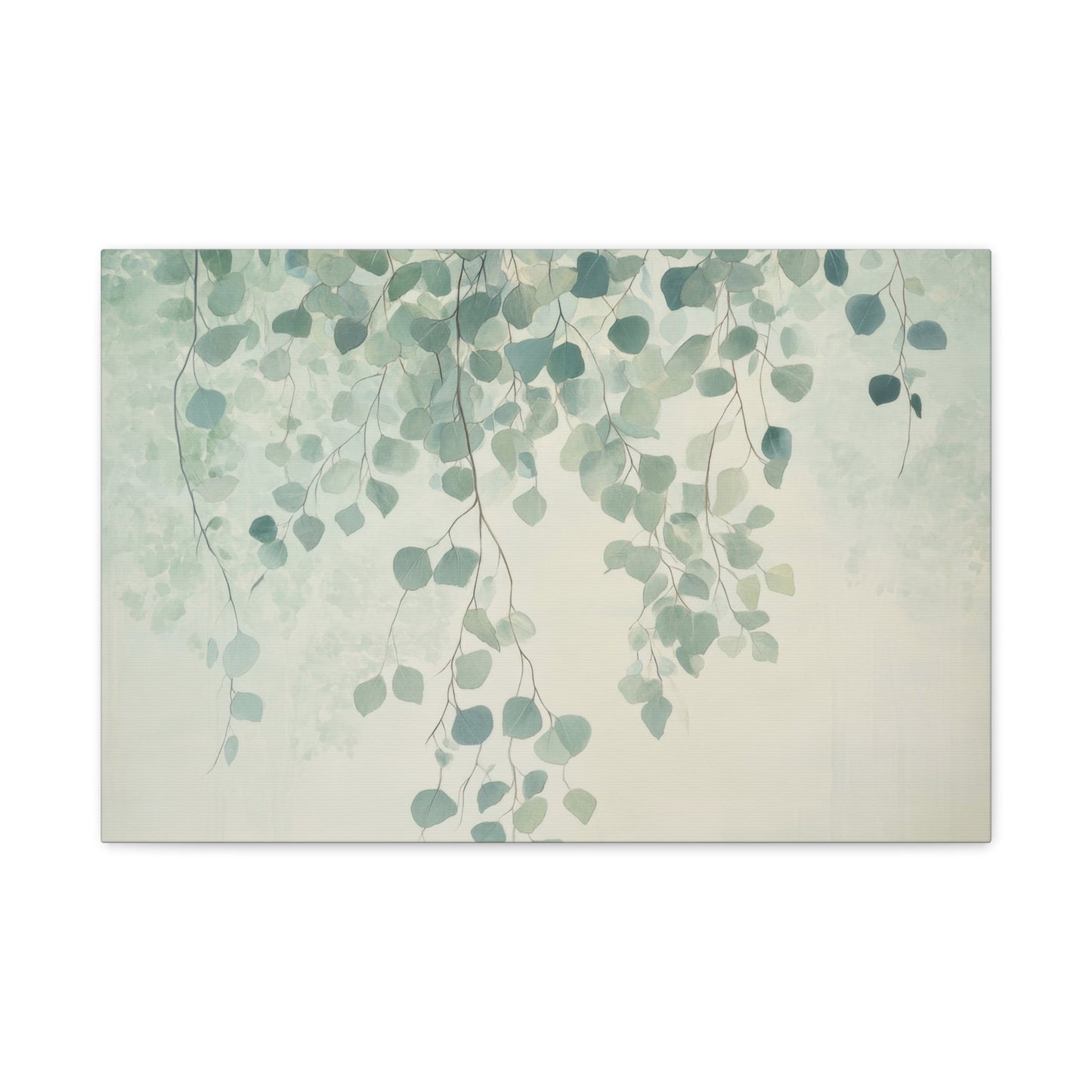 Ethereal Branches and Leaves - Abstract Wall Art - Aestheticanvas