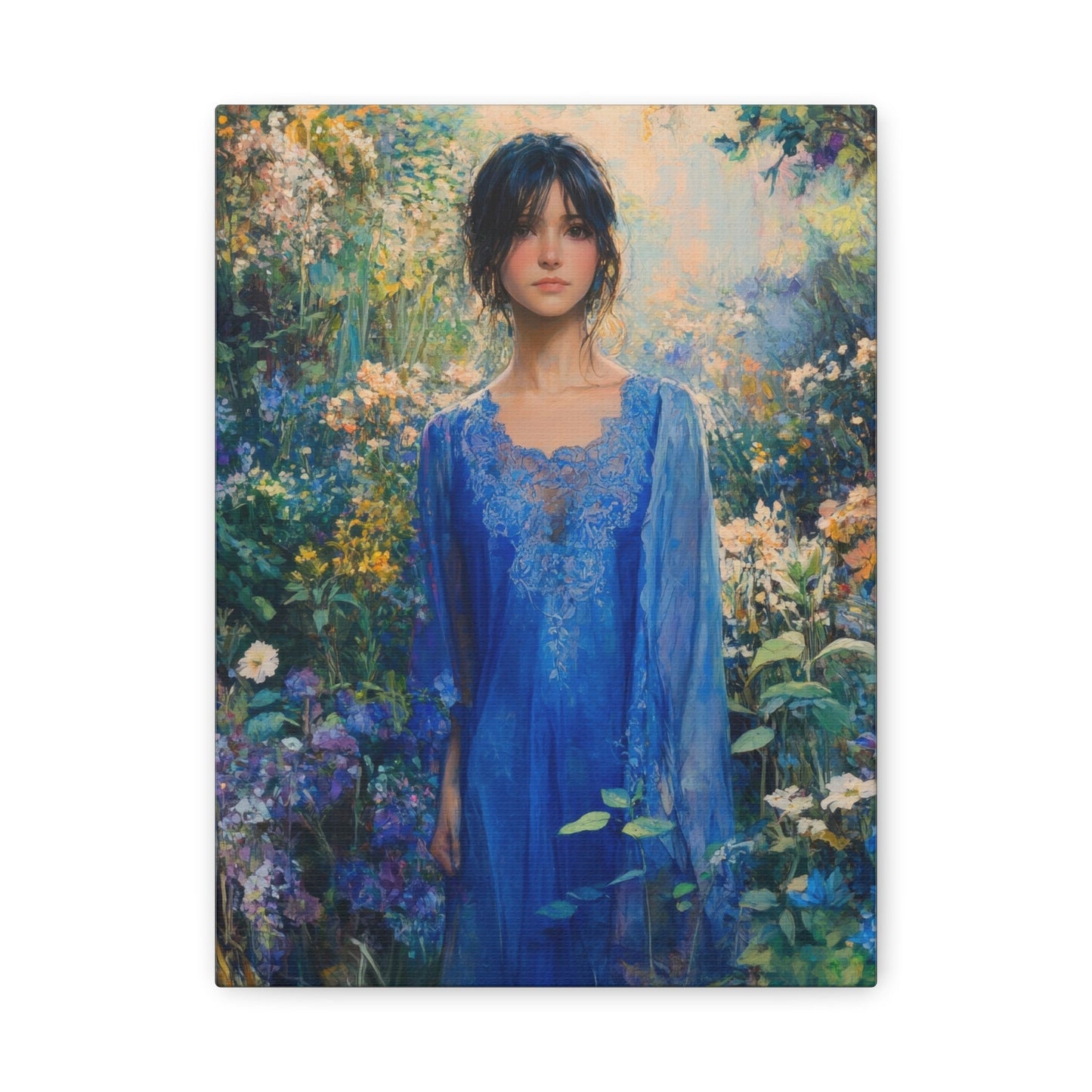 Ethereal Garden Beauty - Women Wall Art - Aestheticanvas