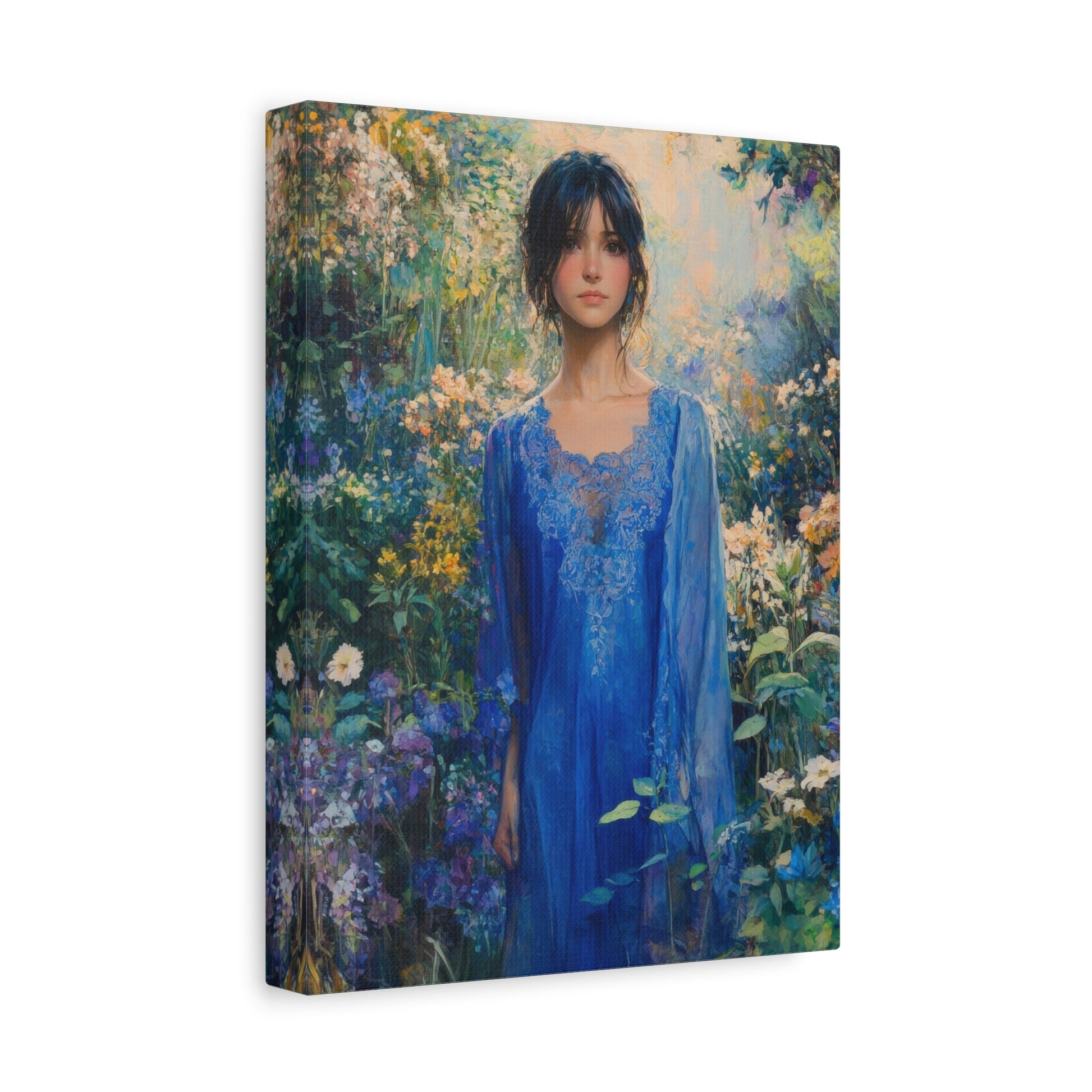 Ethereal Garden Beauty - Women Wall Art - Aestheticanvas