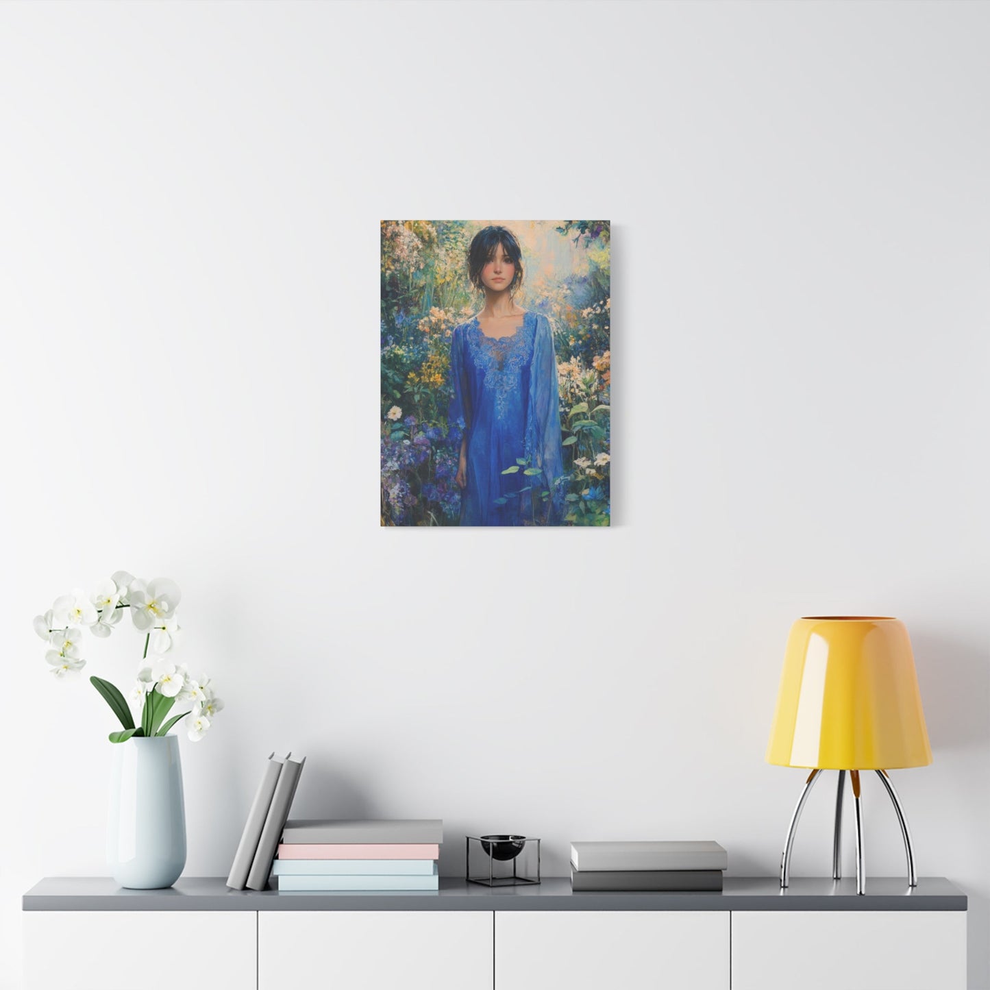 Ethereal Garden Beauty - Women Wall Art - Aestheticanvas