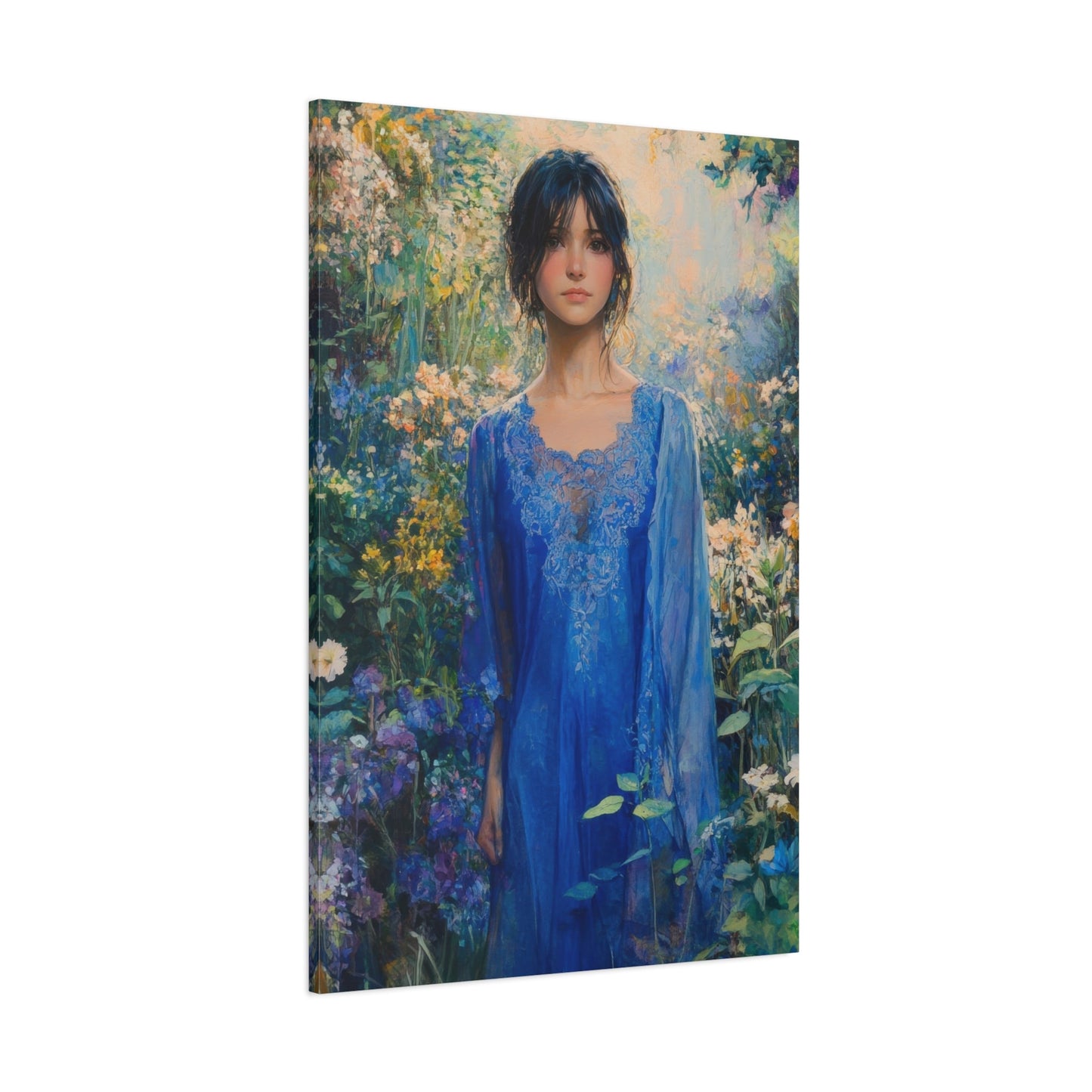 Ethereal Garden Beauty - Women Wall Art - Aestheticanvas