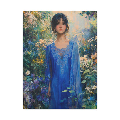 Ethereal Garden Beauty - Women Wall Art - Aestheticanvas