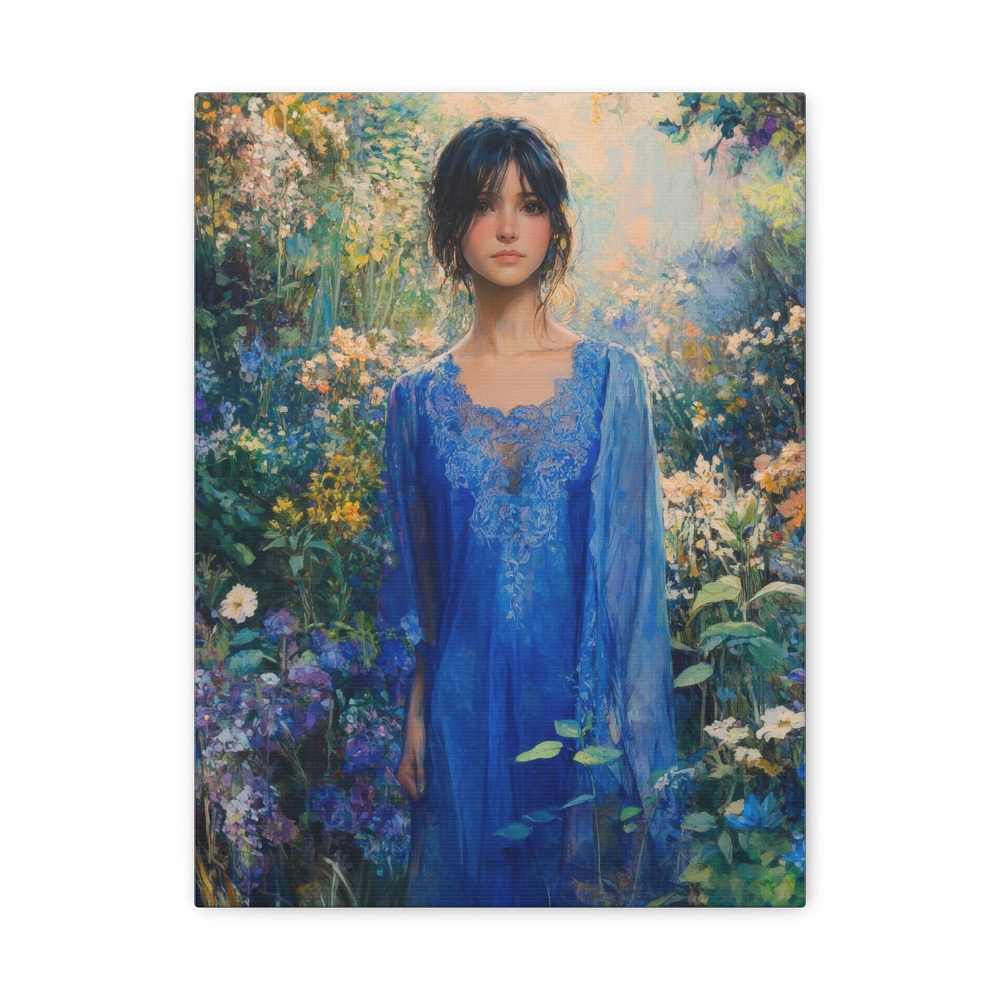 Ethereal Garden Beauty - Women Wall Art - Aestheticanvas