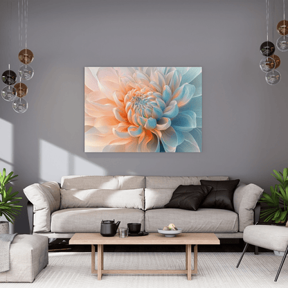 Ethereal Pastel Bloom - Flower Wall Art - Aestheticanvas