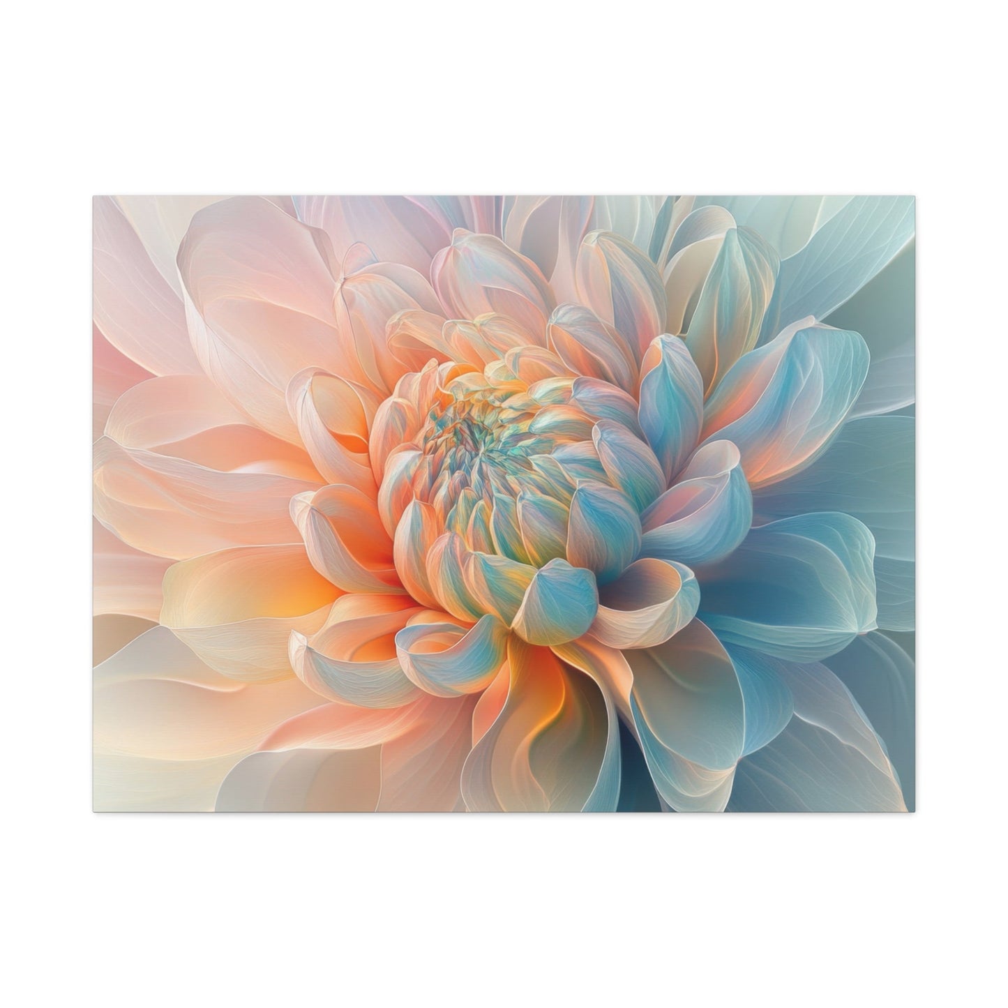 Ethereal Pastel Bloom - Flower Wall Art - Aestheticanvas