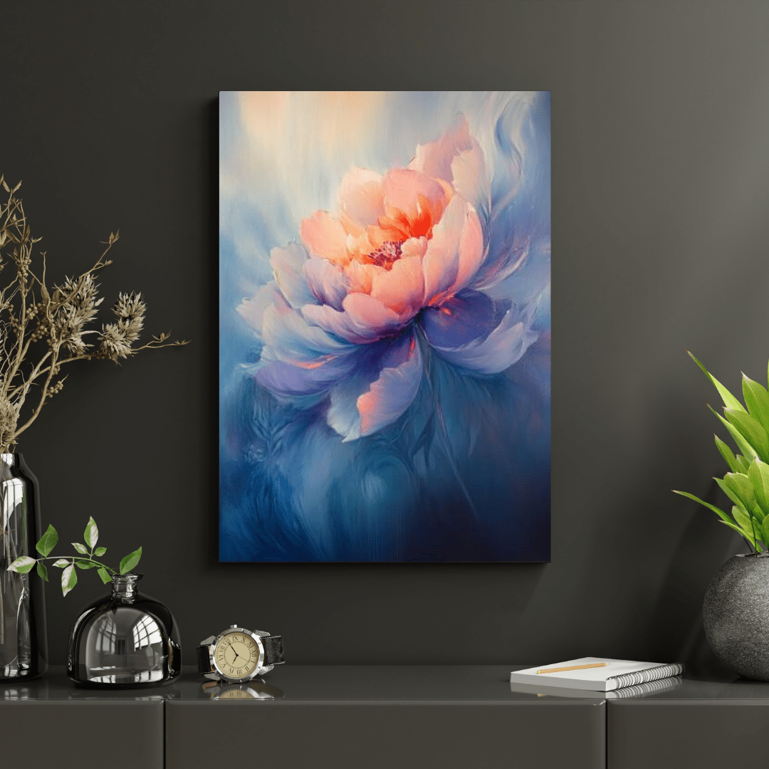 Ethereal Peony Dream - Flower Wall Art - Aestheticanvas