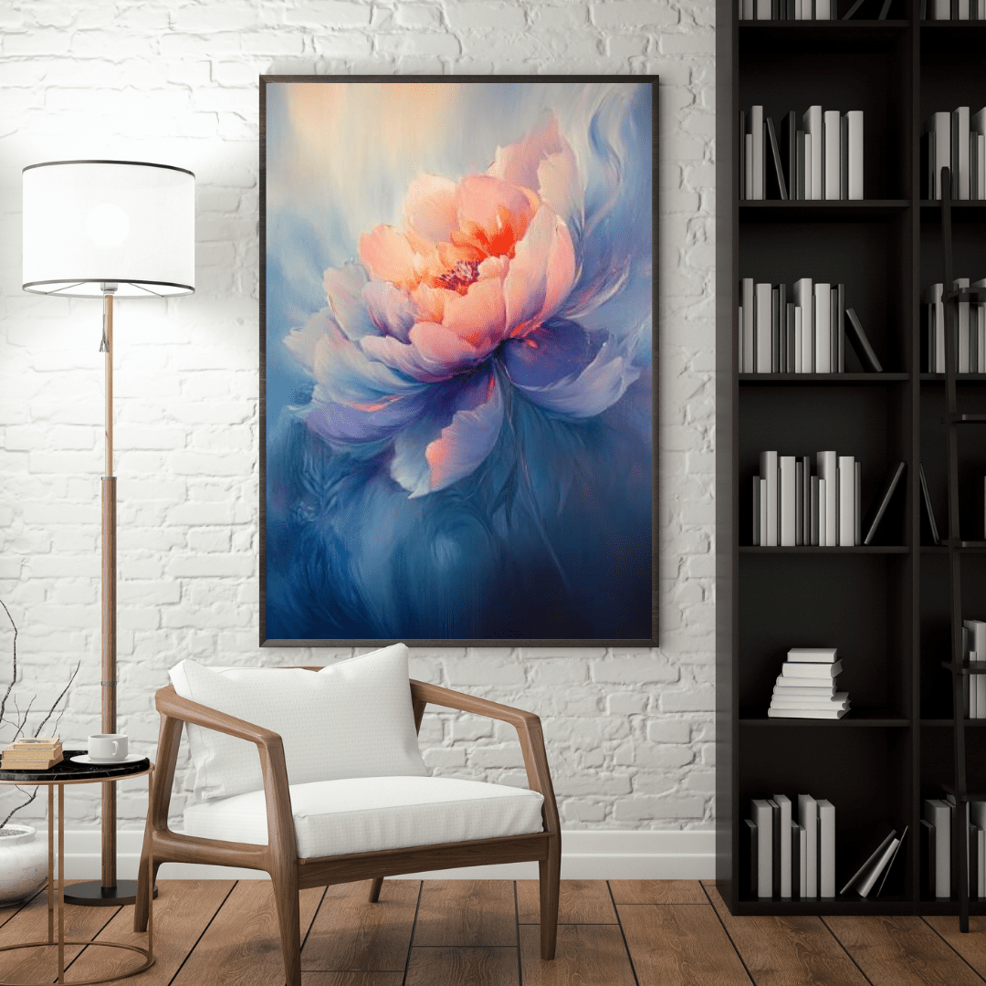 Ethereal Peony Dream - Flower Wall Art - Aestheticanvas