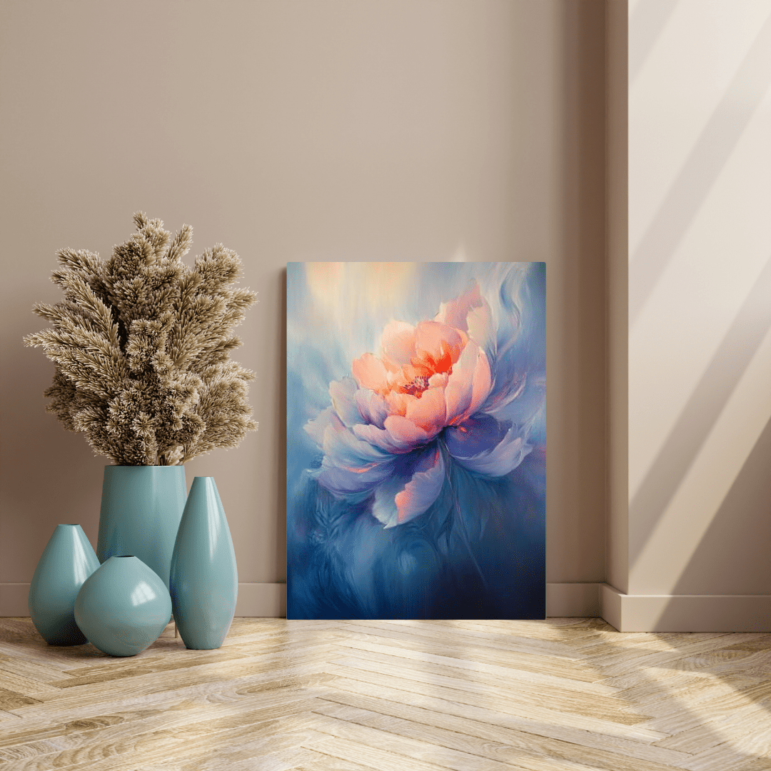 Ethereal Peony Dream - Flower Wall Art - Aestheticanvas