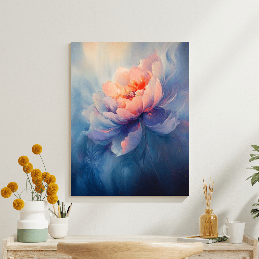 Ethereal Peony Dream - Flower Wall Art - Aestheticanvas