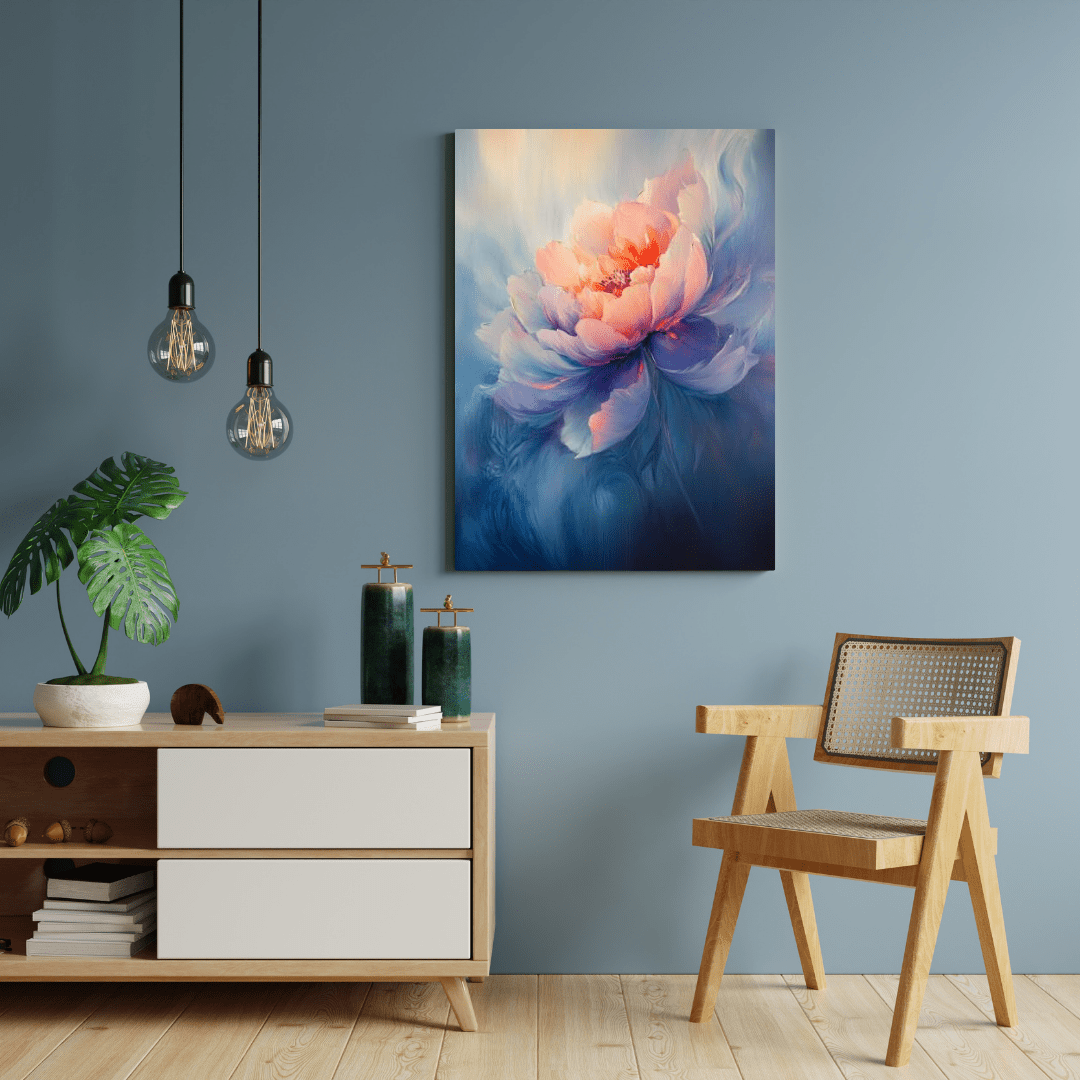 Ethereal Peony Dream - Flower Wall Art - Aestheticanvas