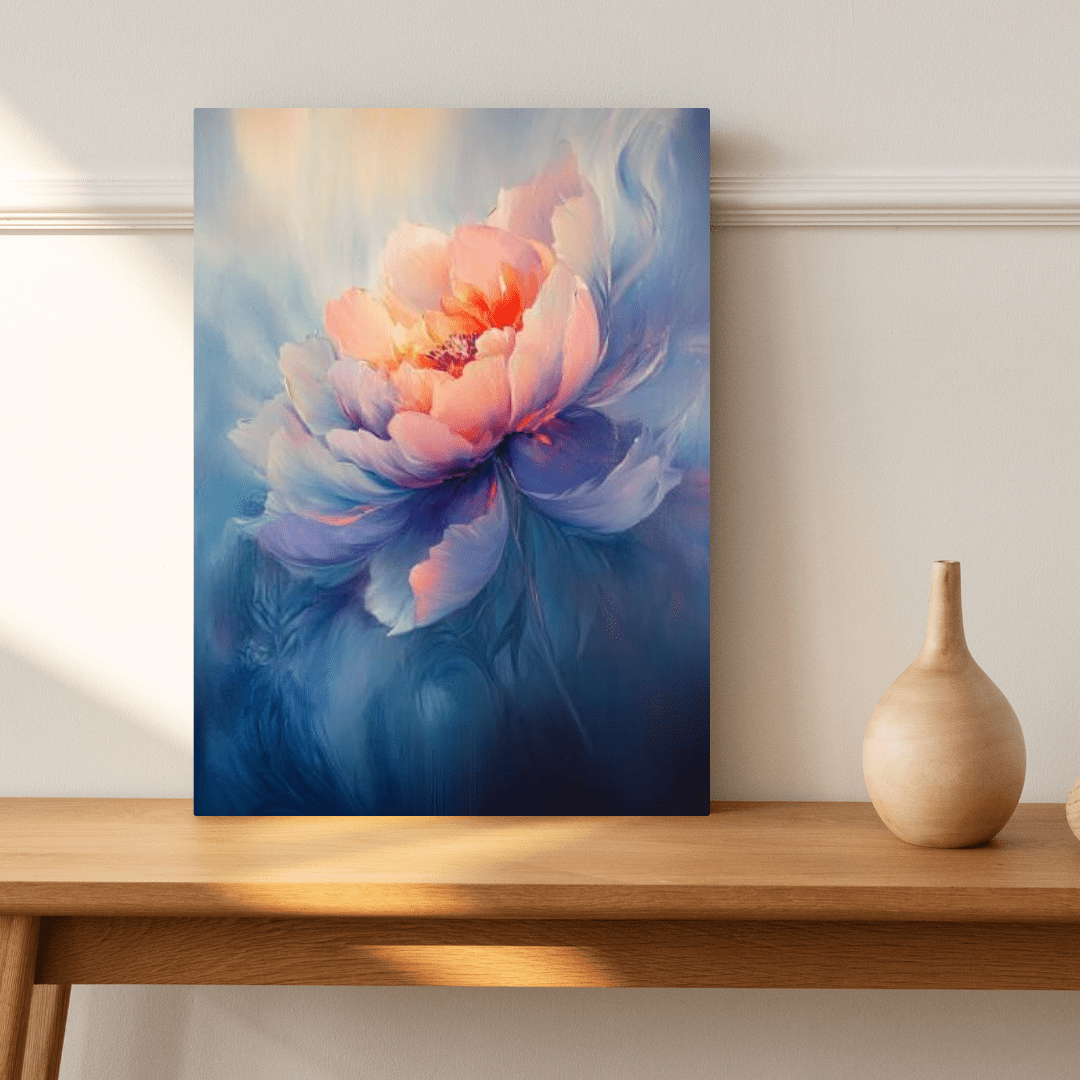 Ethereal Peony Dream - Flower Wall Art - Aestheticanvas