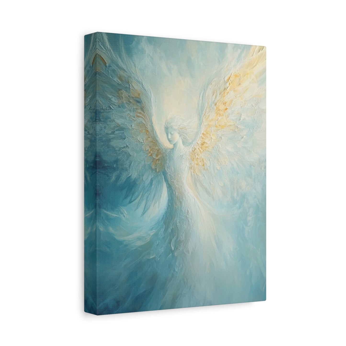 Ethereal Serenity - Angel Wall Art - Aestheticanvas