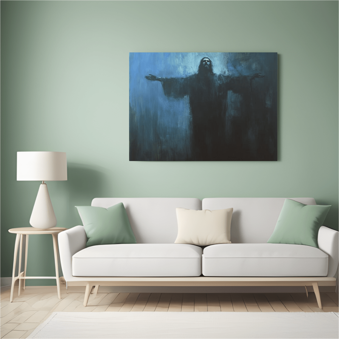 Ethereal Surrender - Spiritual Wall Art - Aestheticanvas