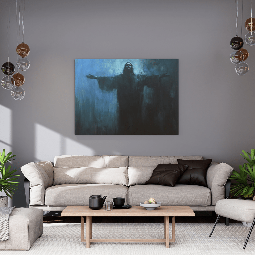 Ethereal Surrender - Spiritual Wall Art - Aestheticanvas