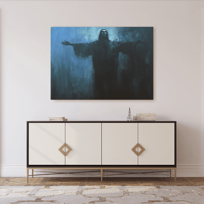 Ethereal Surrender - Spiritual Wall Art - Aestheticanvas