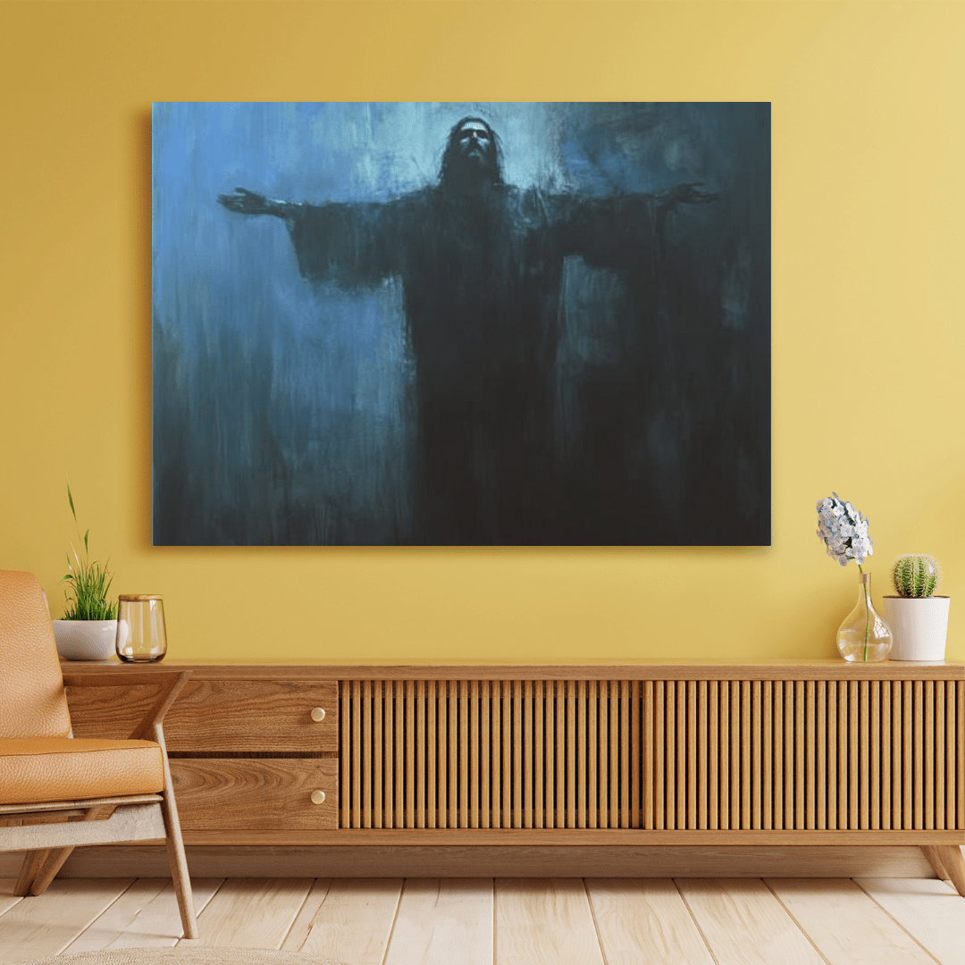 Ethereal Surrender - Spiritual Wall Art - Aestheticanvas