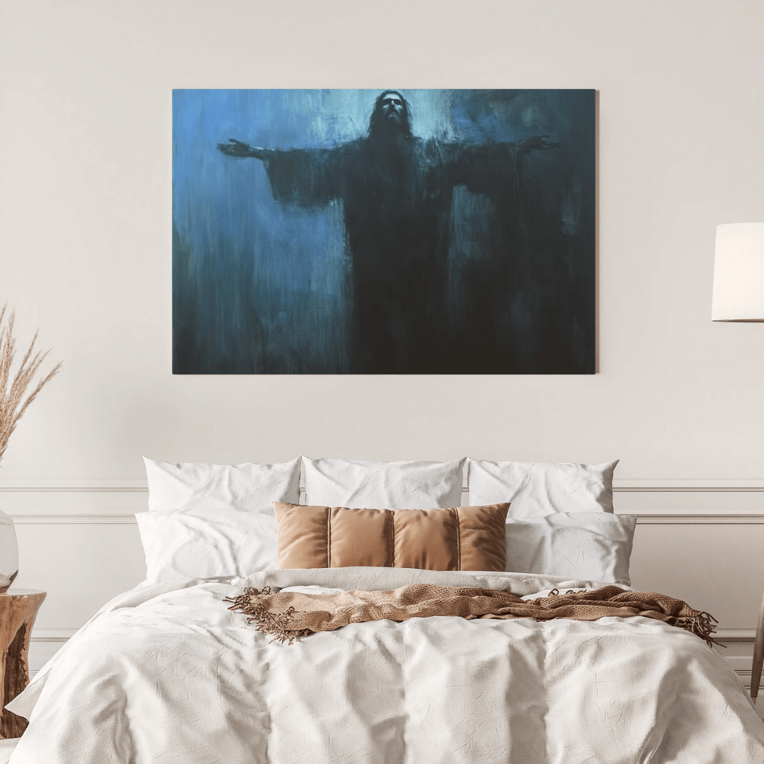 Ethereal Surrender - Spiritual Wall Art - Aestheticanvas