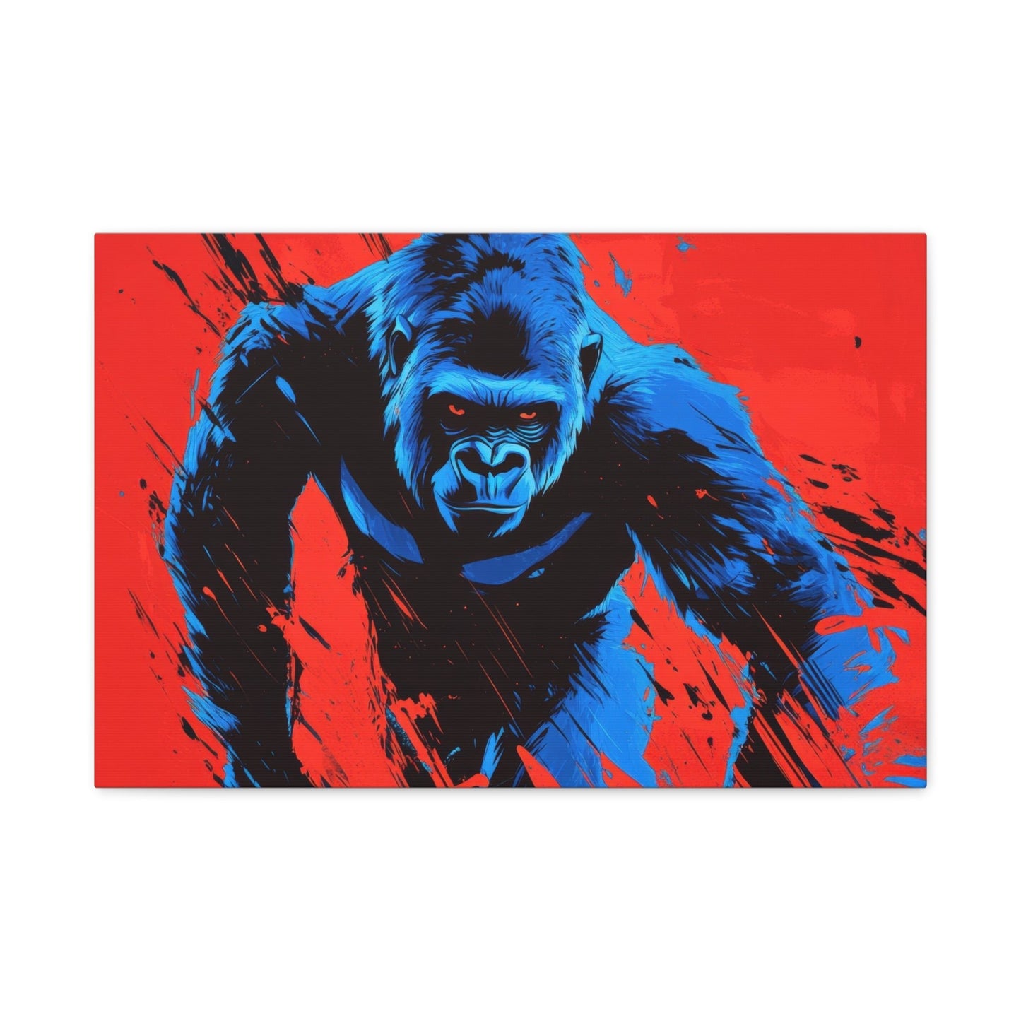 Fierce Gorilla Rage - Animal Wall Art - Aestheticanvas