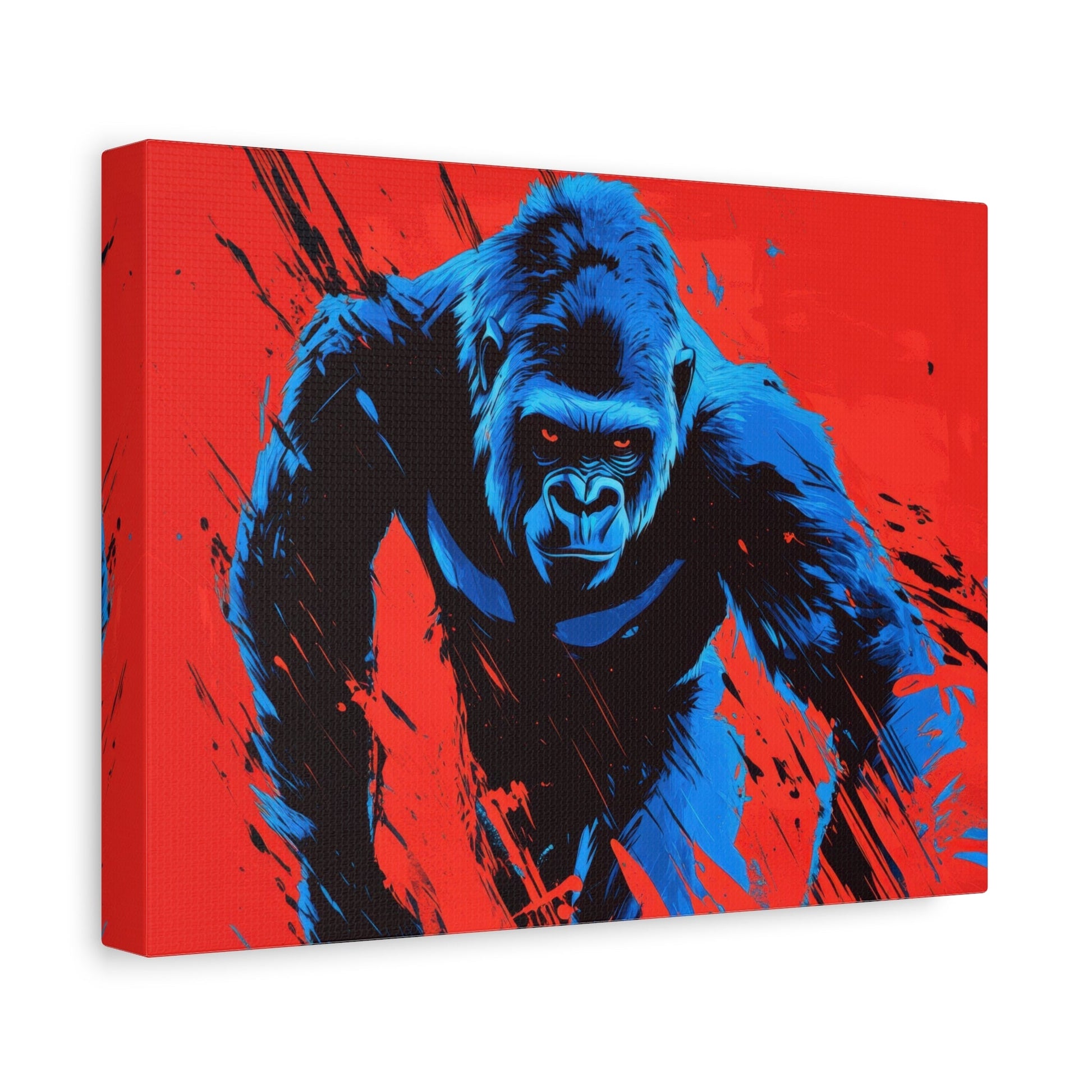 Fierce Gorilla Rage - Animal Wall Art - Aestheticanvas