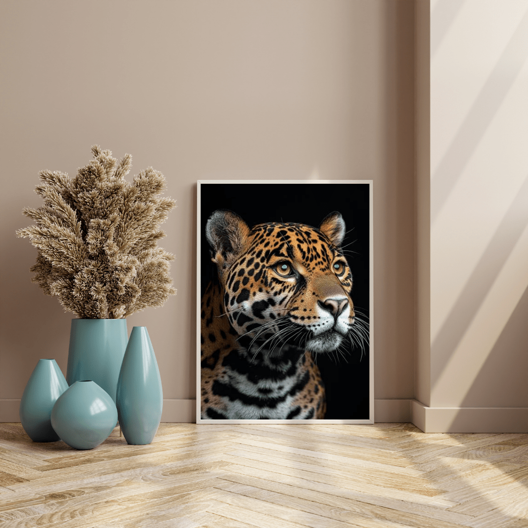 Fierce Jaguar Focus - Wildlife Wall Art - Aestheticanvas