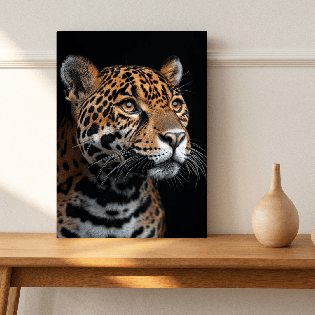 Fierce Jaguar Focus - Wildlife Wall Art - Aestheticanvas